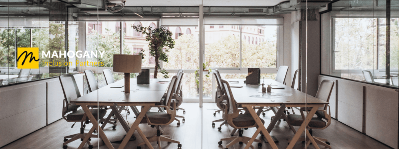 Empty meeting room